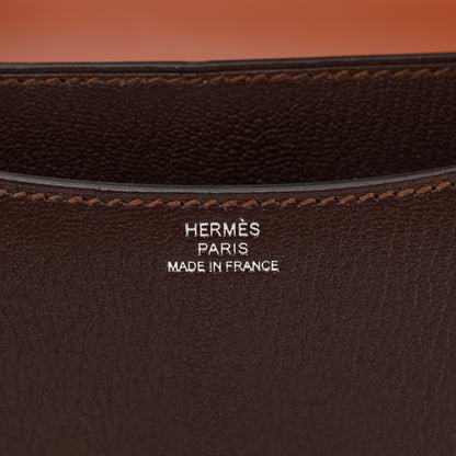 Hermes Chevre Chamkila Verso Constance 18 Havane Gold 6 of 12