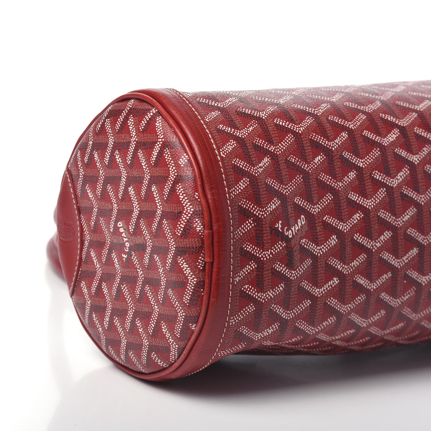 Goyard Goyardine Amakios PM Bowler Red 8 of 9