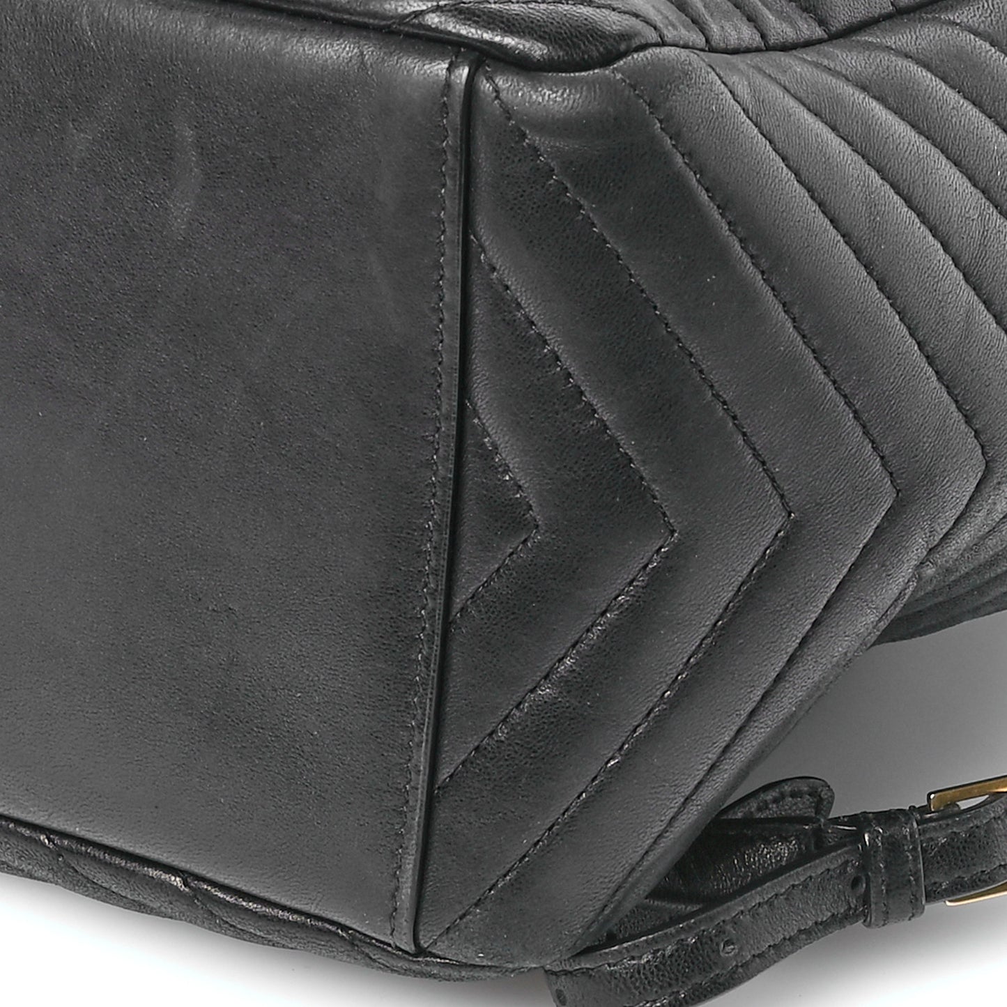 Lambskin Matelasse Monogram Joe Backpack Black