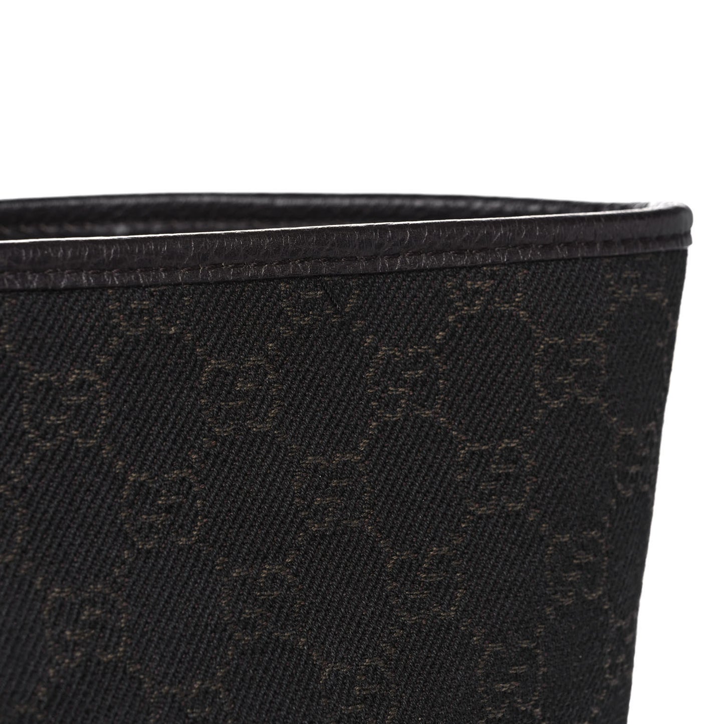 Nylon Monogram Large Tote Dark Brown