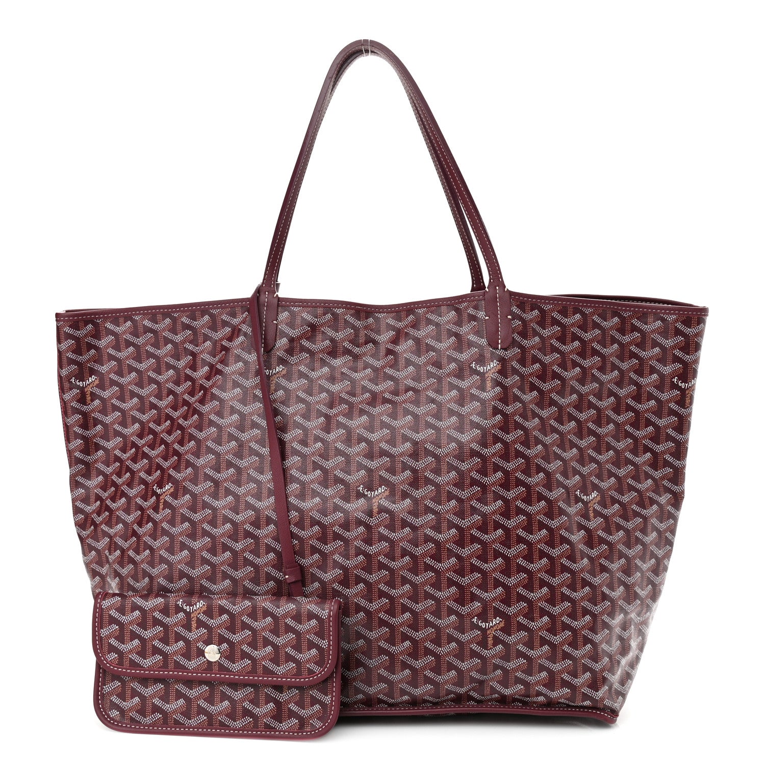 Goyard Goyardine Reversible Anjou GM Burgundy 1 of 8