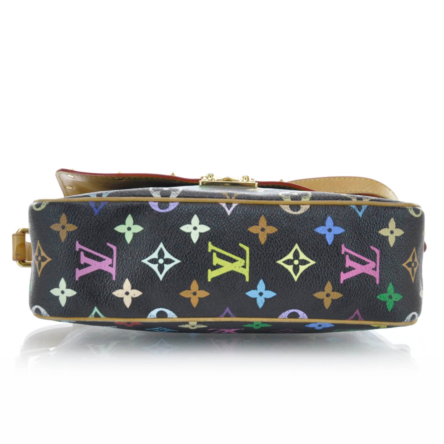 Louis Vuitton Monogram Multicolor Sologne Black 5 of 9