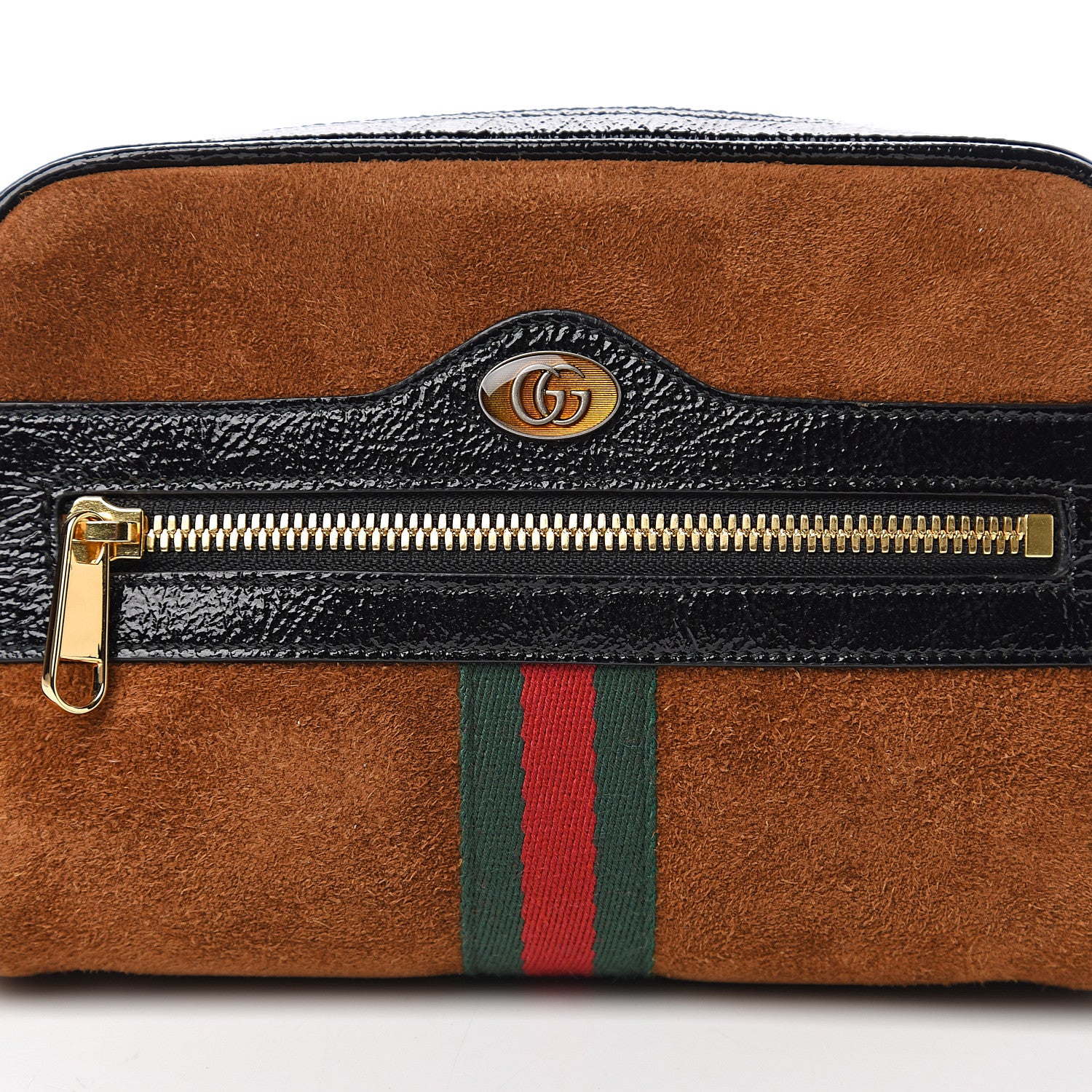 Gucci Suede Small Ophidia Belt Bag 75 30 Brown 9 of 9