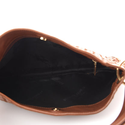 Bottega Veneta Nappa Intrecciato Small Shoulder Bag Light Brown 8 of 18