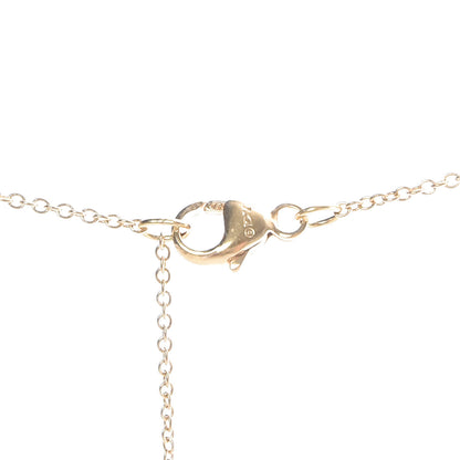 David Yurman 18K Yellow Gold Diamond Initial N Charm Necklace 6 of 6