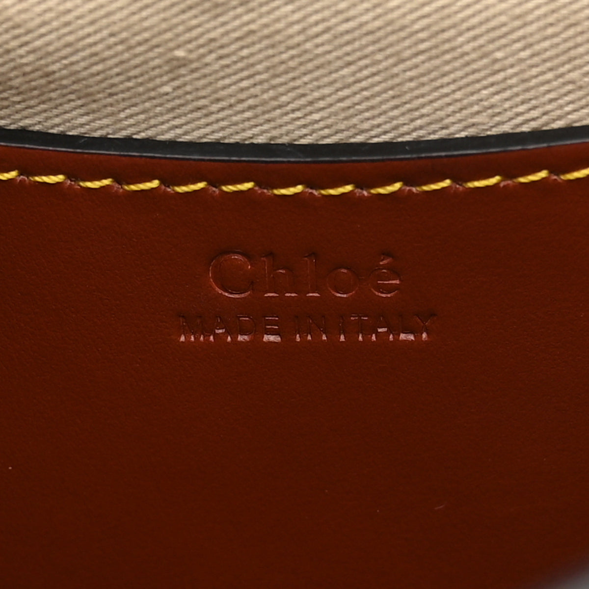 Calfskin Raffia Embroidered Small Tess Bag Sepia Brown