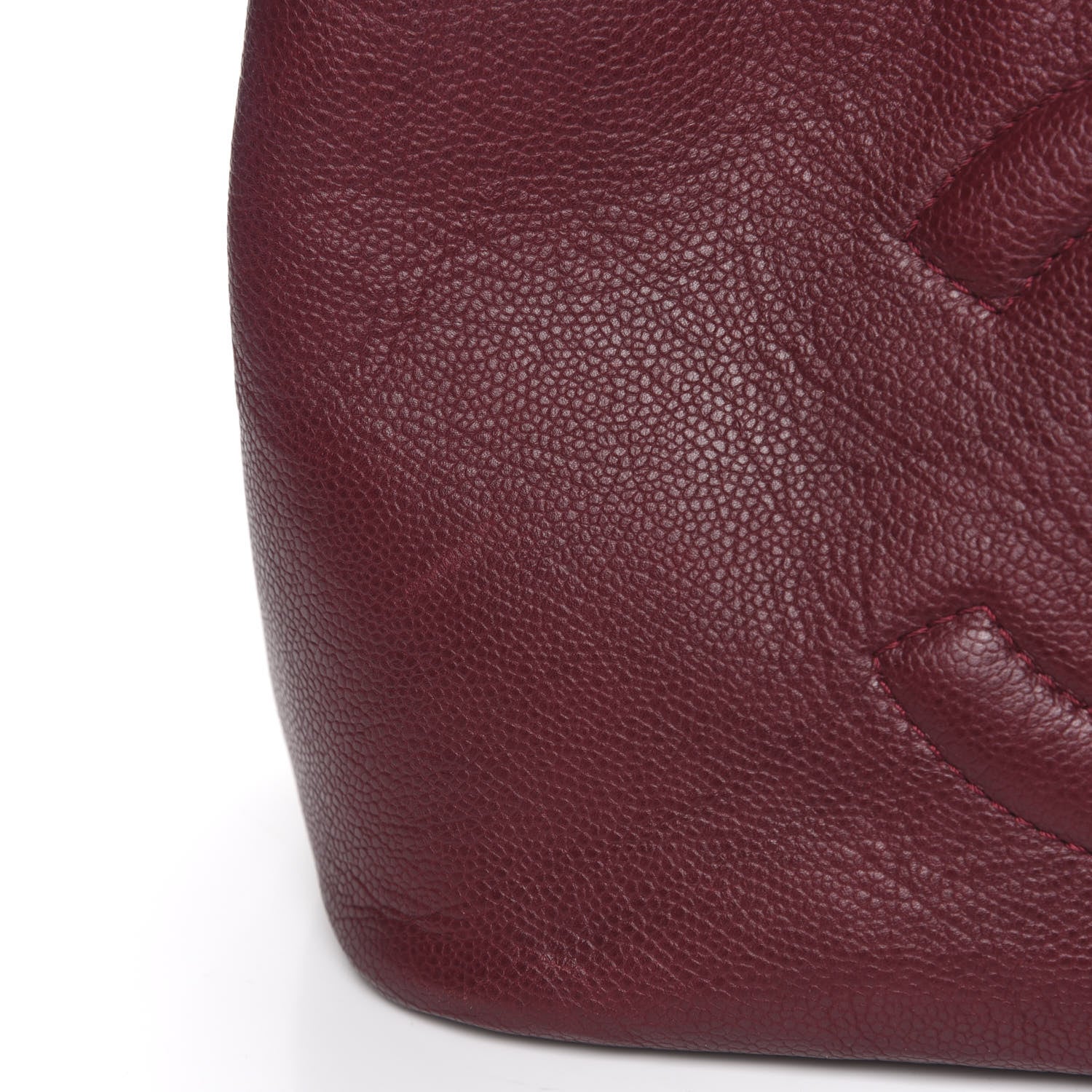 Chanel Caviar Quilted Timeless CC Soft Tote Dark Red 13 of 14