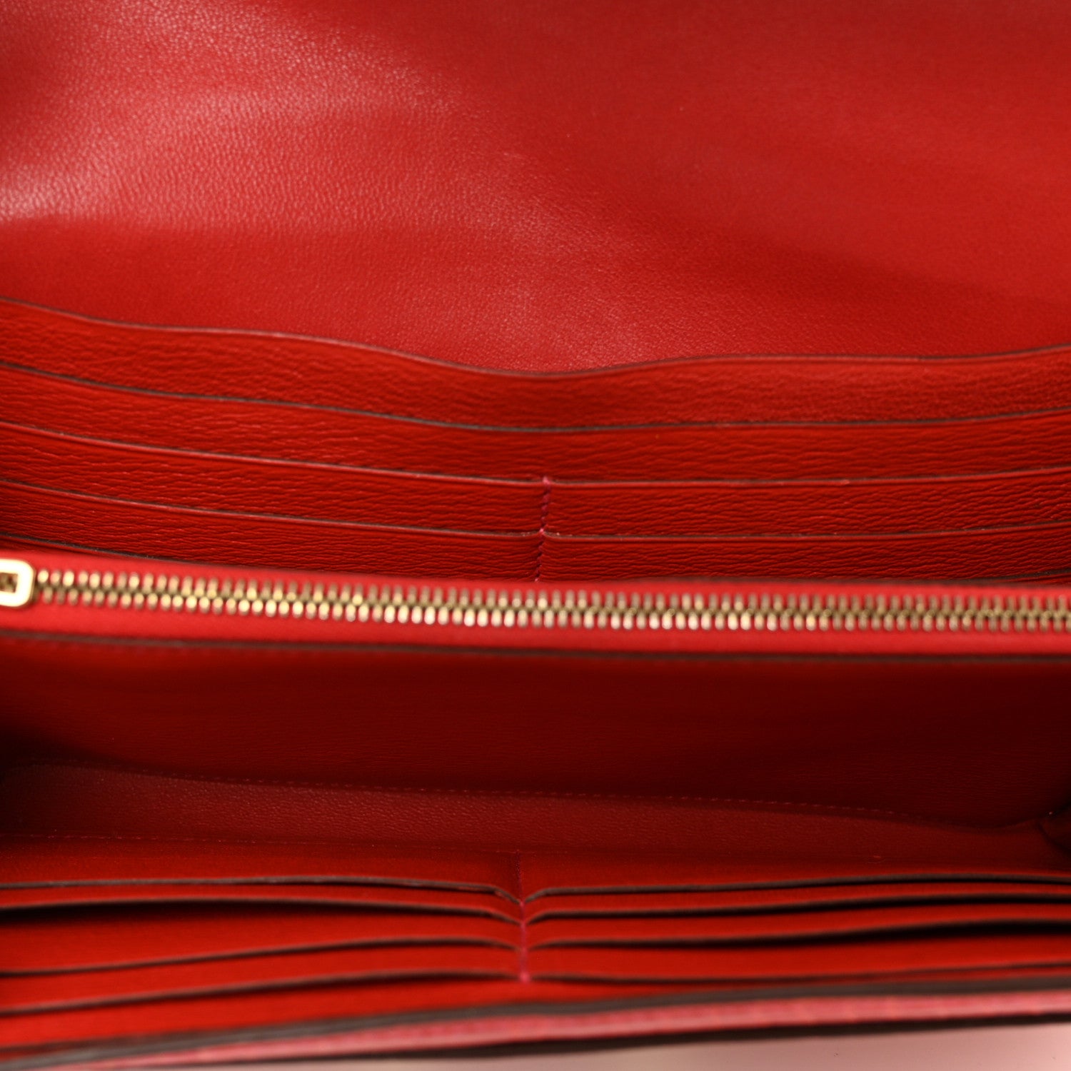 Hermes Shiny Alligator Constance Long Wallet Geranium 5 of 8