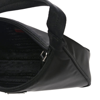 Prada Tessuto Nylon Saffiano Lunar New Year Mini Re-Edition 2000 Bag Black Fuoco 5 of 9