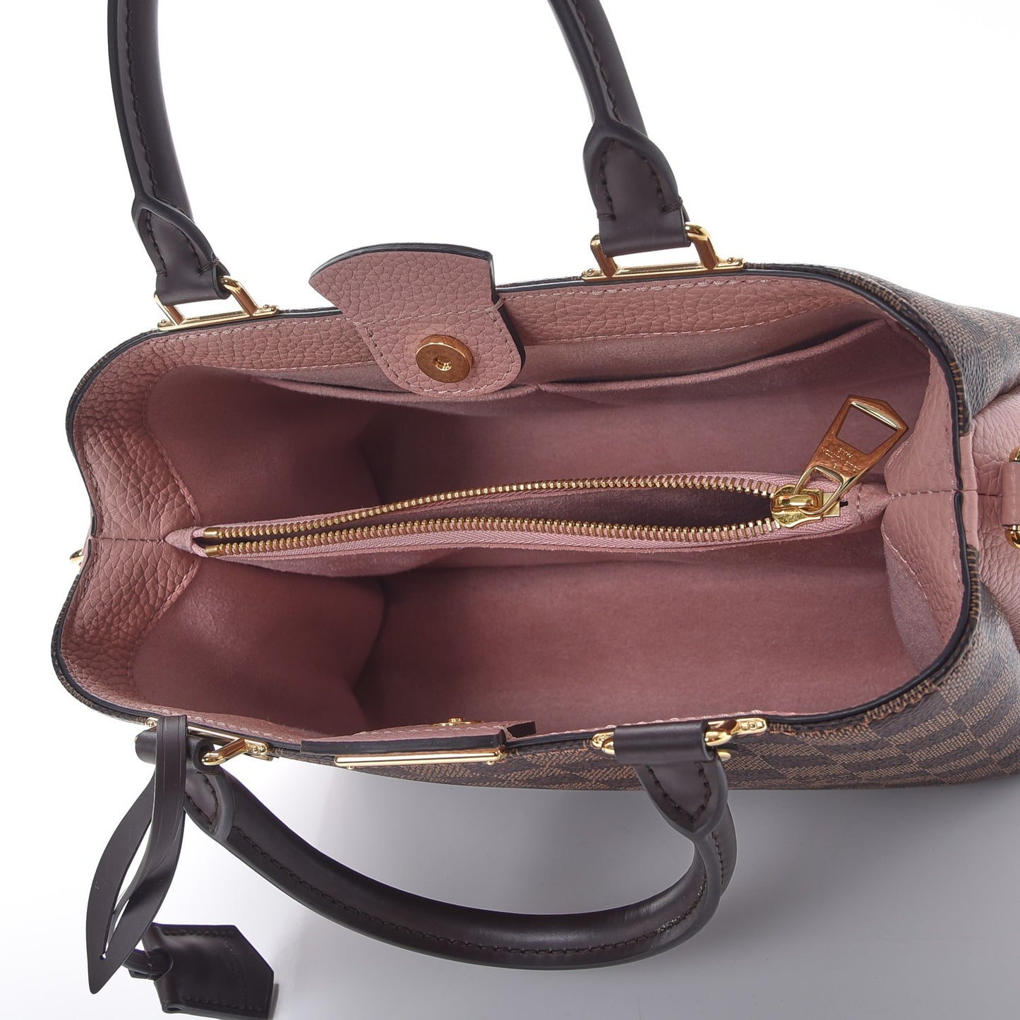 Damier Ebene Cuir Taurillon Brittany Magnolia