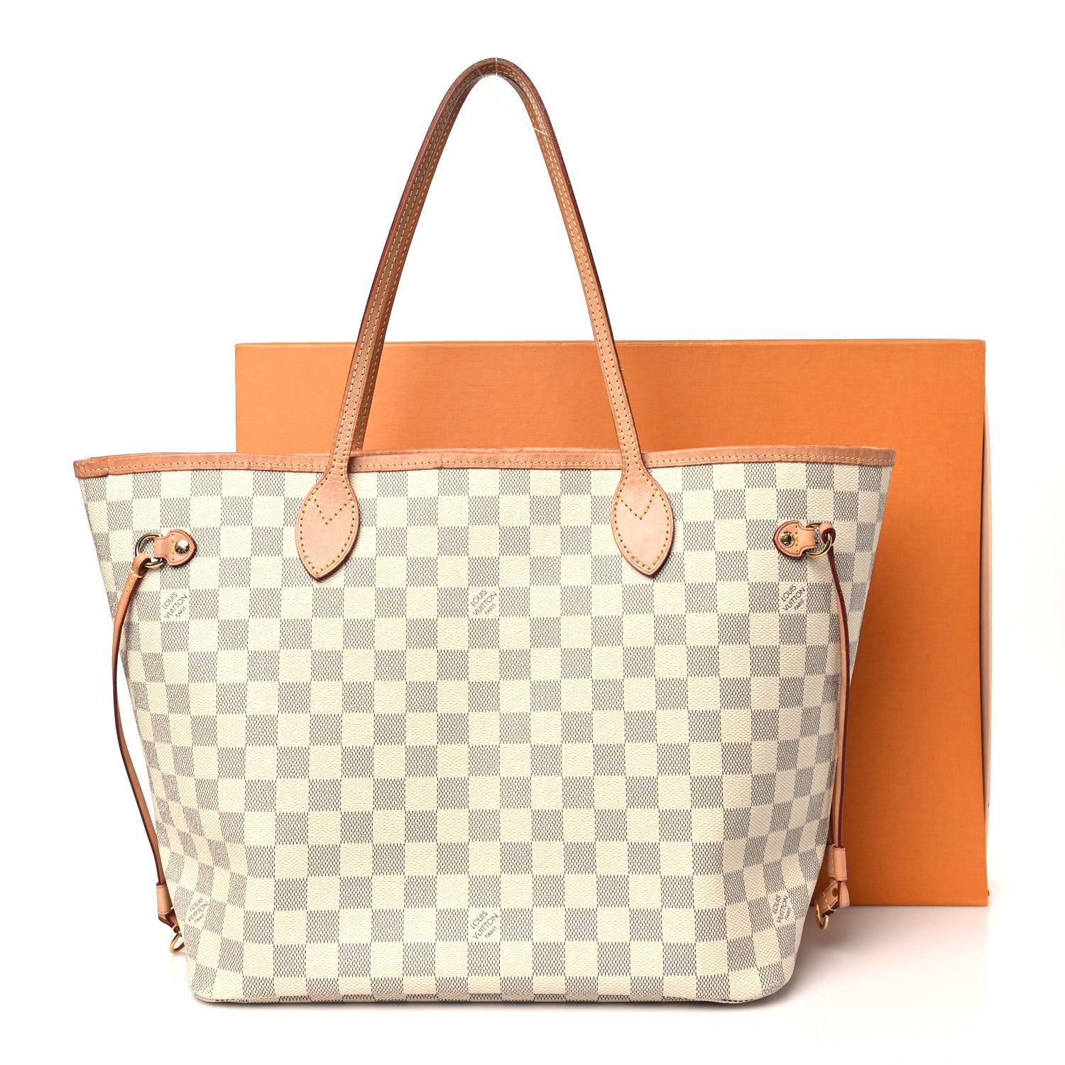 Louis Vuitton Damier Azur Neo Neverfull MM Rose Ballerine 13 of 13
