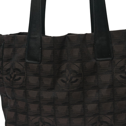 Chanel Nylon Large Travel Tote Brown 8 of 11