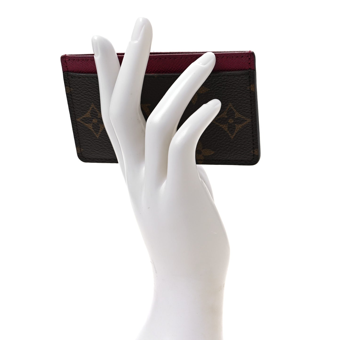 Monogram Card Holder Fuchsia