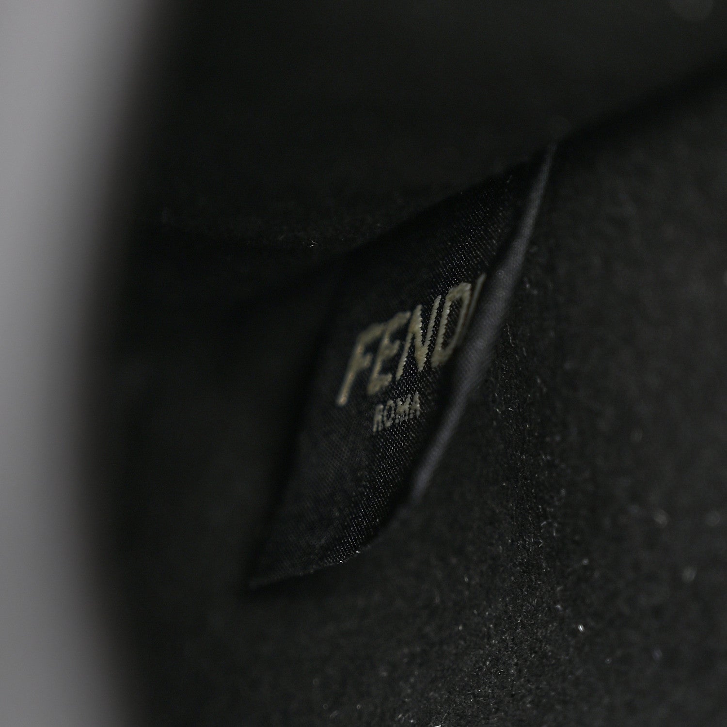 Fendi Vitello Plexiglass FF Embossed Mini Fendi Sunshine Shopper Tote Black 8 of 10