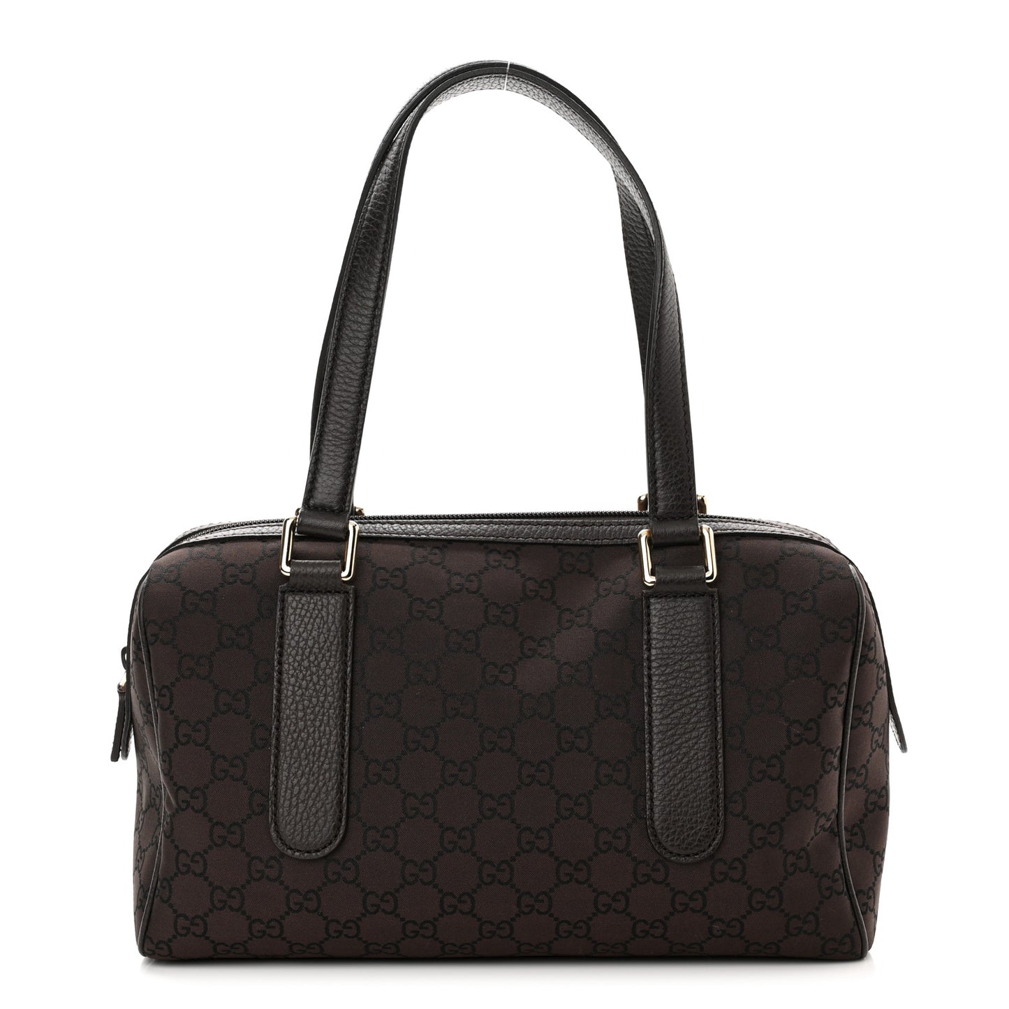 Nylon Monogram Small Boston Dark Brown