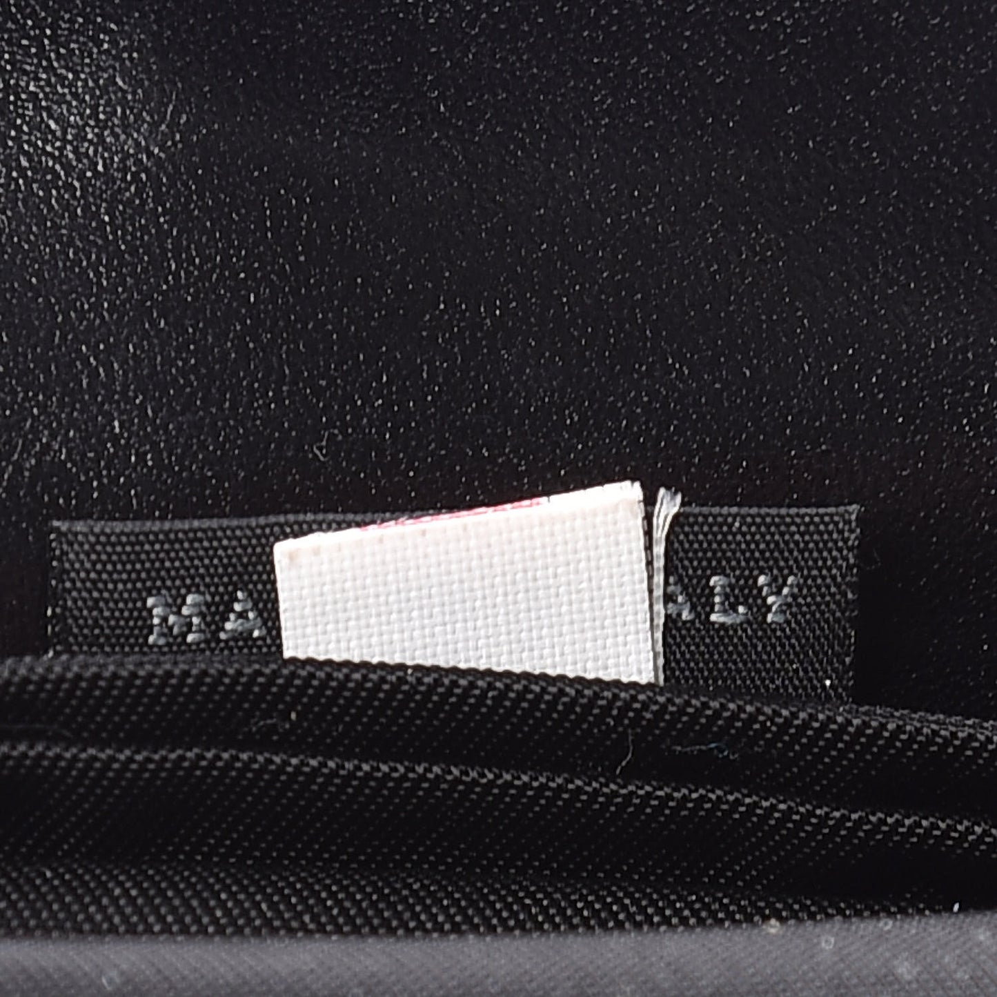 Nylon Vela Small Flat Messenger Bag Black