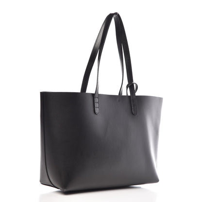 Mansur Gavriel Calfskin Small Shopping Tote Black 4 of 12