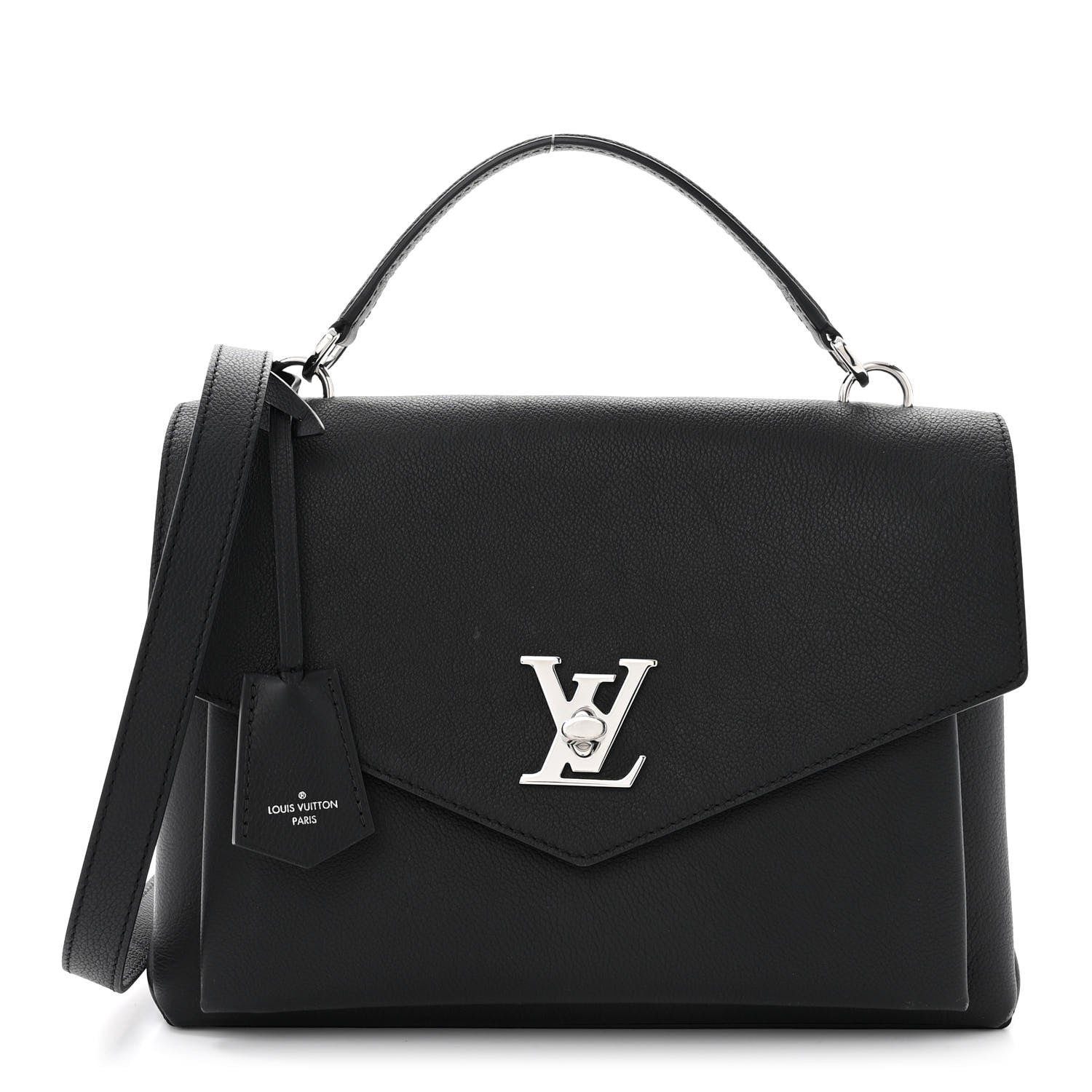 Louis Vuitton Soft Calfskin My Lockme Top Handle Black 1 of 11