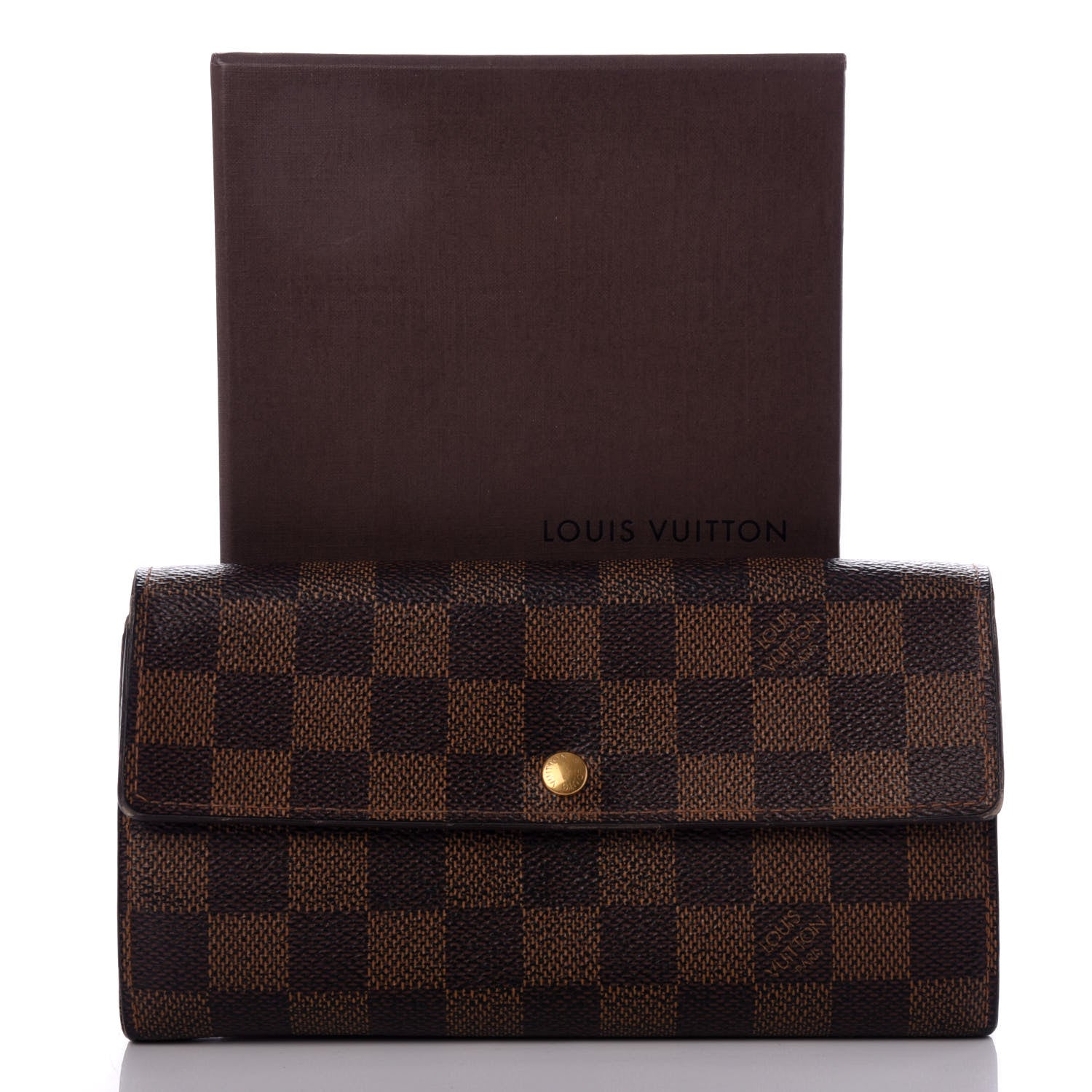 Louis Vuitton Damier Ebene Sarah Wallet 10 of 10