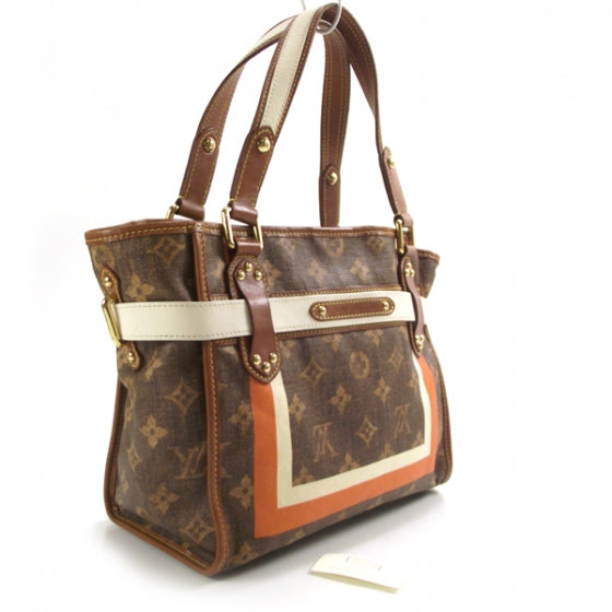 Monogram Rayures Tisse Sac PM