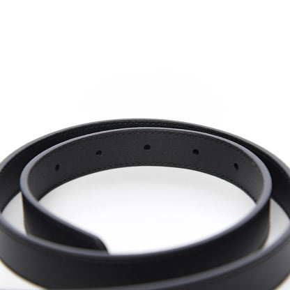 Gucci Calfskin Pearl Double G 20mm Belt 90 36 Black Cream 4 of 5