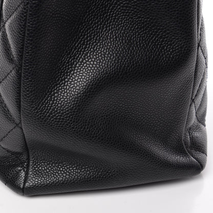 Chanel Caviar Quilted Grand Shopping Tote GST Black 12 of 13