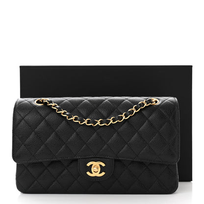 Chanel Caviar Quilted Medium Double Flap Black 11 of 11