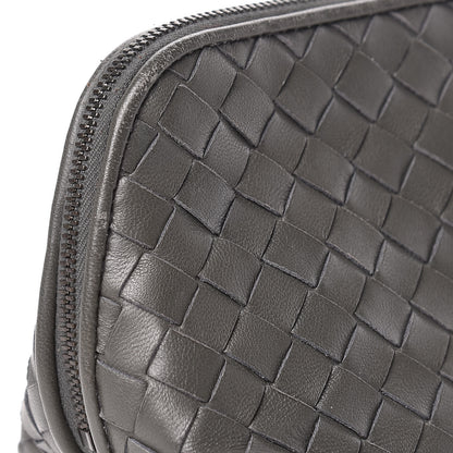 Bottega Veneta Nappa Intrecciato Cosmetic Pouch Grey 13 of 16