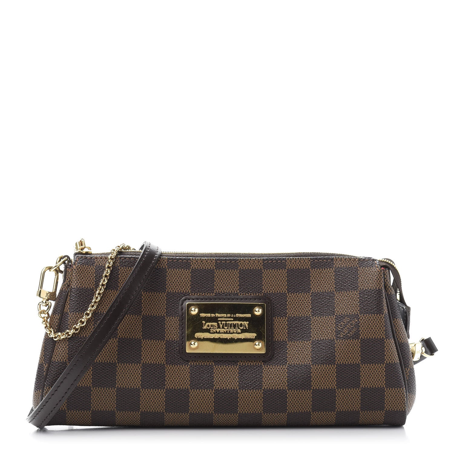 Louis Vuitton Damier Ebene Eva Clutch 1 of 11