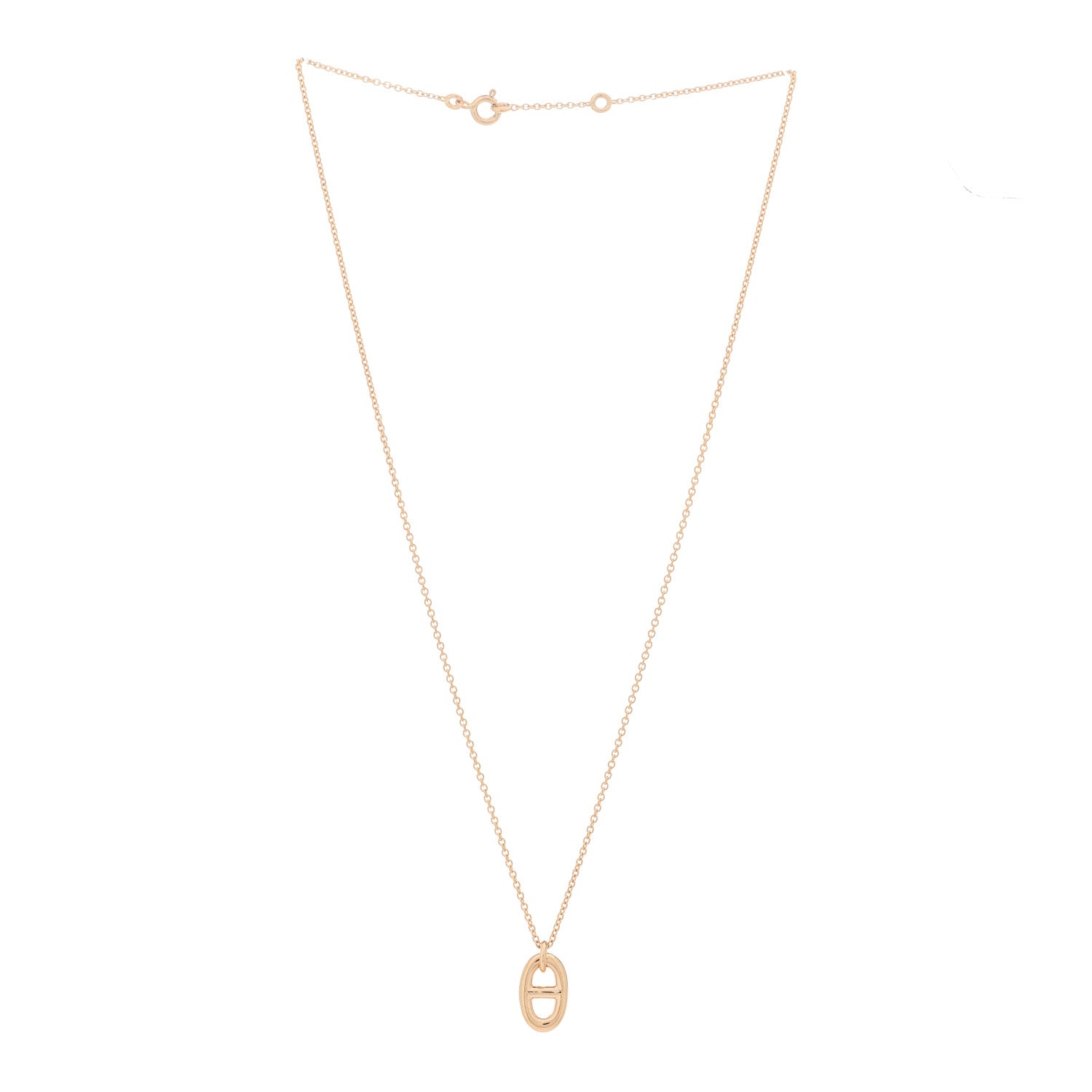 Hermes 18K Rose Gold PM Farandole Pendant Necklace 3 of 5