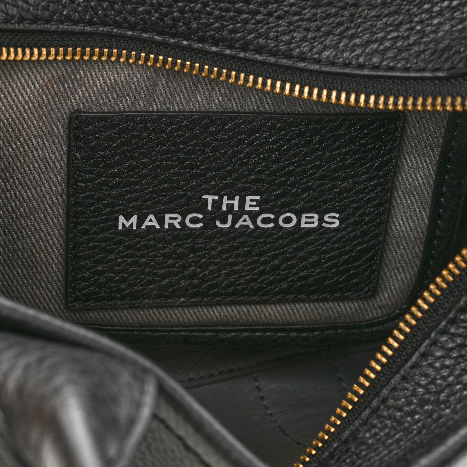 Marc Jacobs Grained Calfskin Small The Tote Bag Black 6 of 12