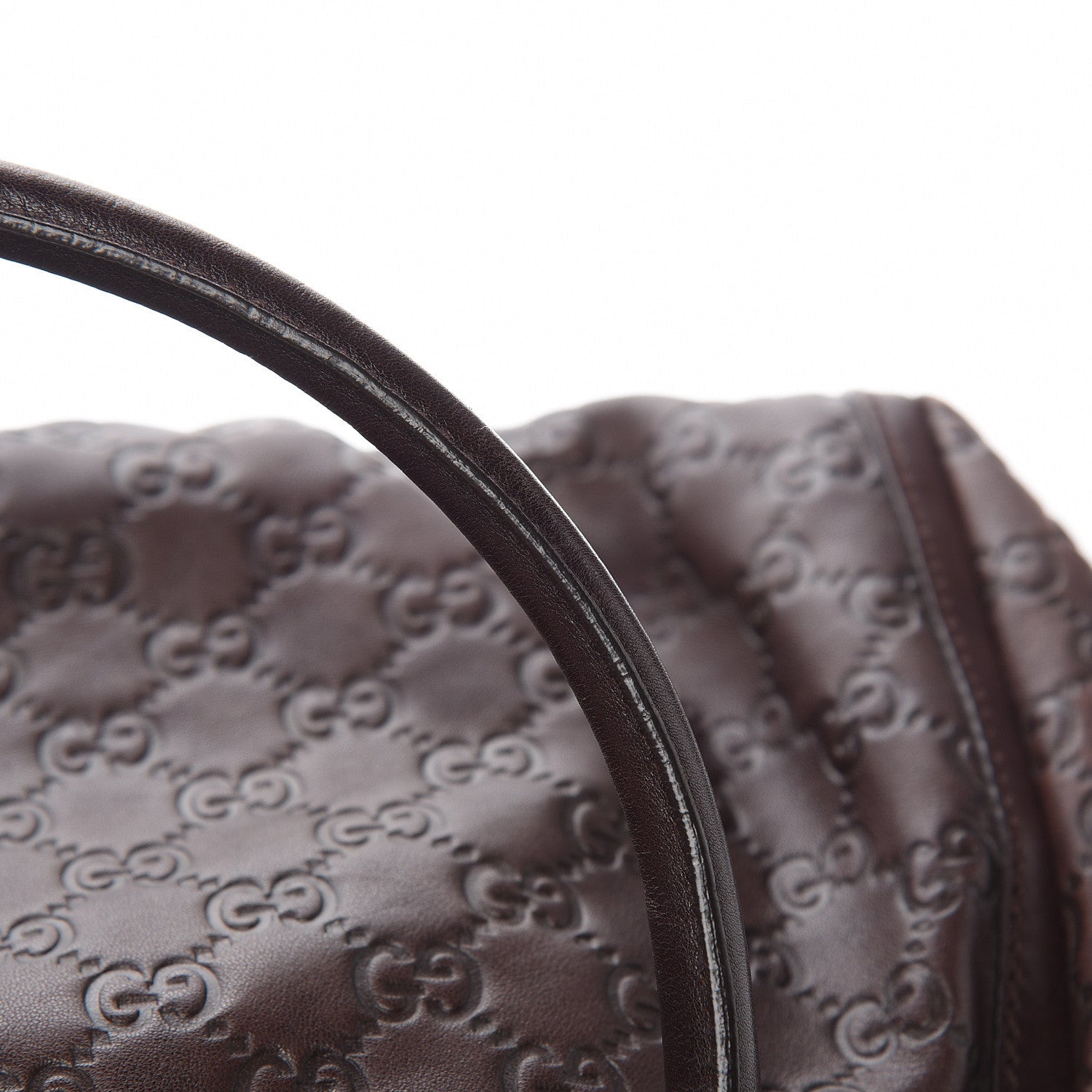 Gucci Guccissima D Ring Tote Chocolate 10 of 12
