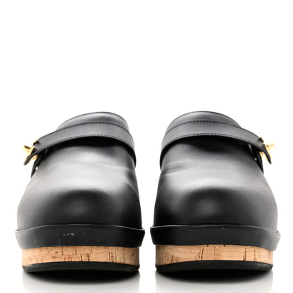 Chanel Calfskin CC Turn Lock Clogs 41 Black 2 of 10