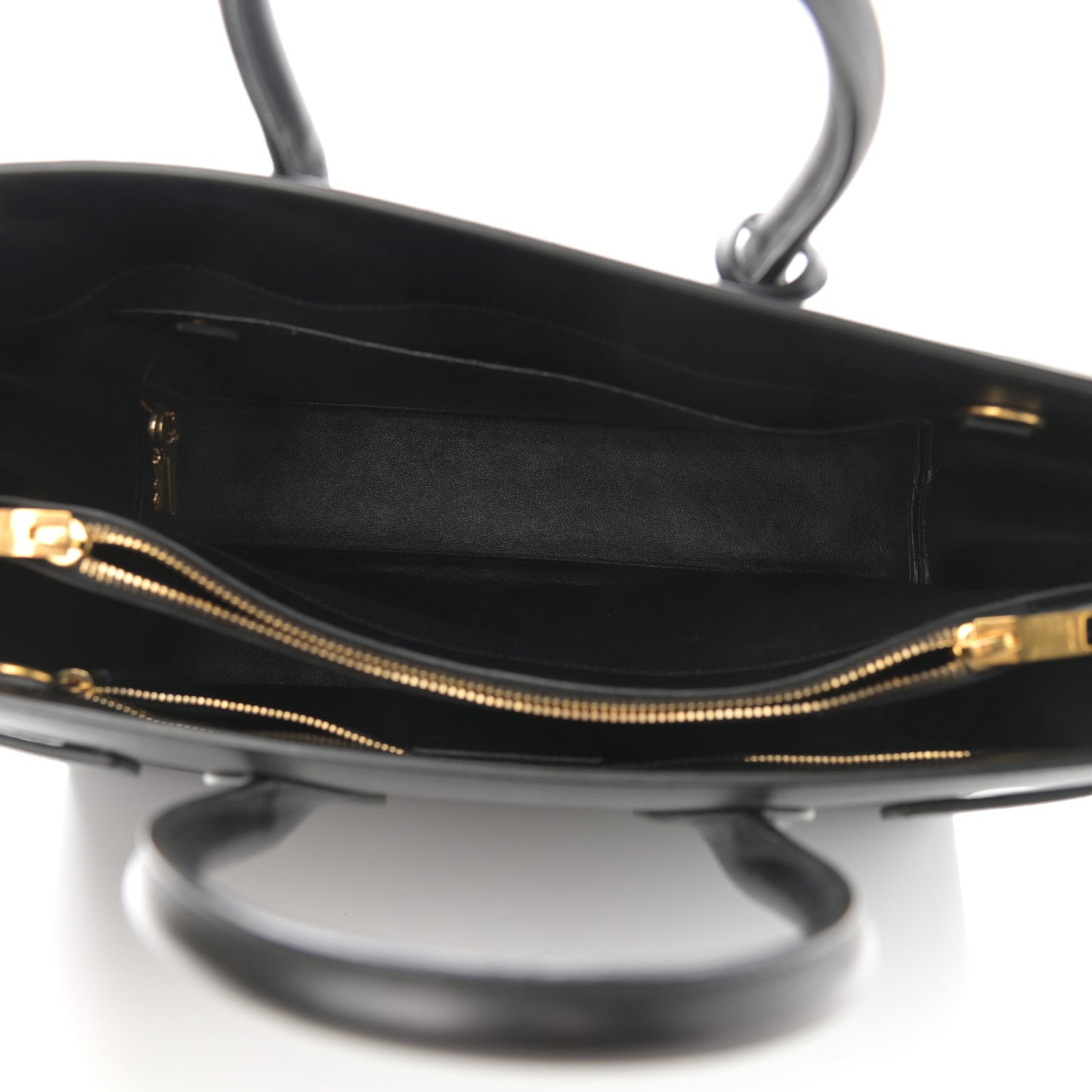 Calfskin Small Sac De Jour Black