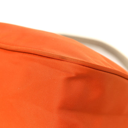 Prada Tessuto Nylon Pochette Bag Orange 7 of 7
