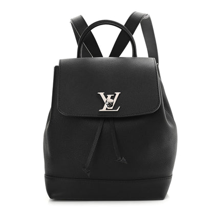 Louis Vuitton Calfskin Lockme Backpack Black 1 of 11