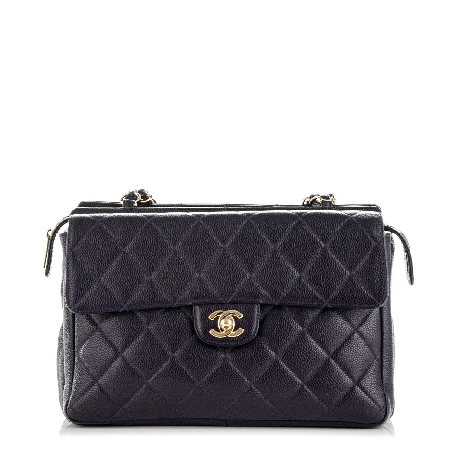 Chanel Caviar Quilted Camera Case Purple 1 of 8