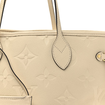 Louis Vuitton Empreinte Monogram Giant Neverfull MM Cream 8 of 10