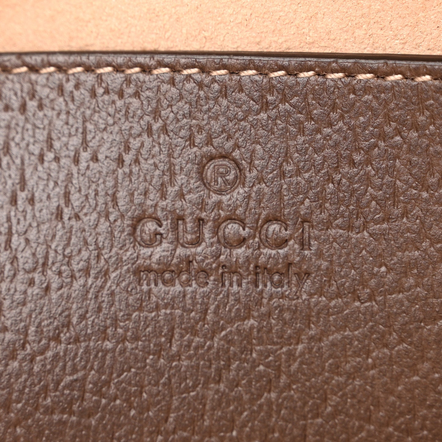 GG Supreme Monogram Web Mini Ophidia Shoulder Bag Brown