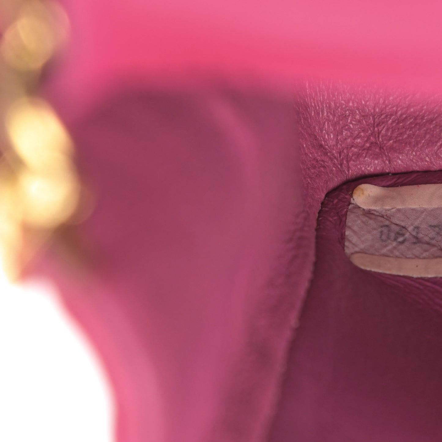 Lambskin Quilted Mini Square Flap Pink
