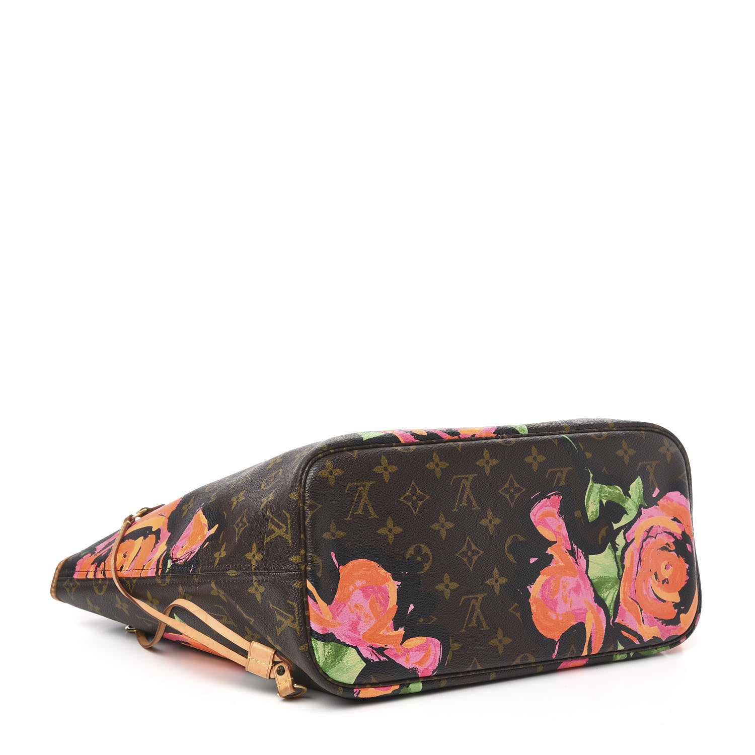 Louis Vuitton Monogram Roses Neverfull MM 4 of 12
