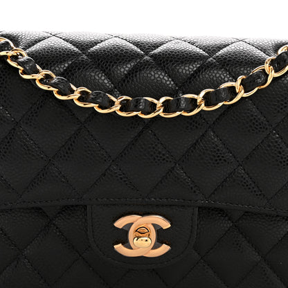 Chanel Caviar Quilted Small Double Flap Black 8 of 10