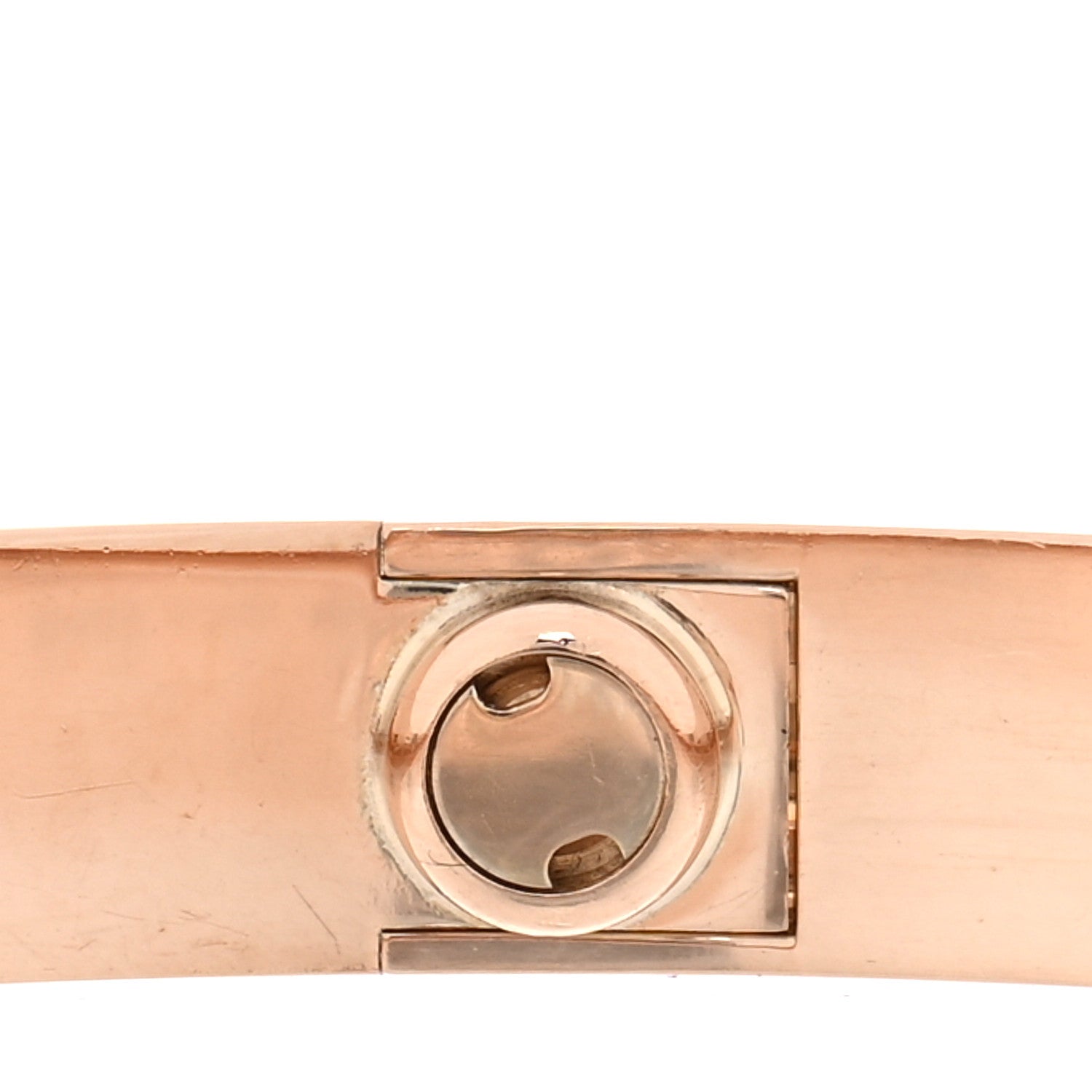 Cartier 18K Pink Gold 4 Diamond LOVE Bracelet 19 5 of 6