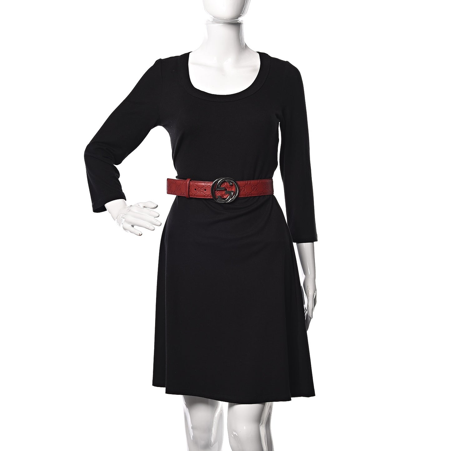 Guccissima Interlocking G 40mm Belt 90 36 Red