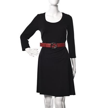 Gucci Guccissima Interlocking G 40mm Belt 90 36 Red 2 of 6