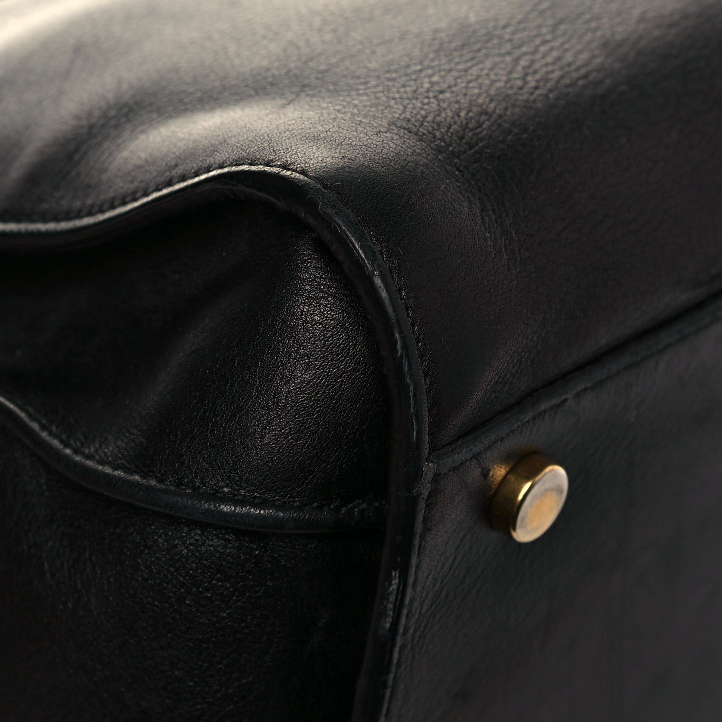 Calfskin Small Sac De Jour Black