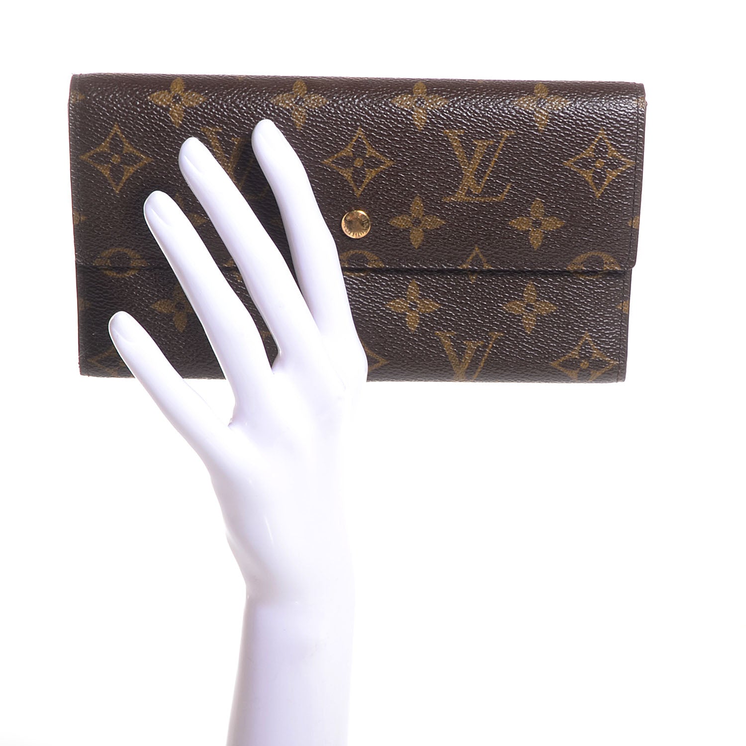 Louis Vuitton Monogram Porte Tresor International Wallet 2 of 7