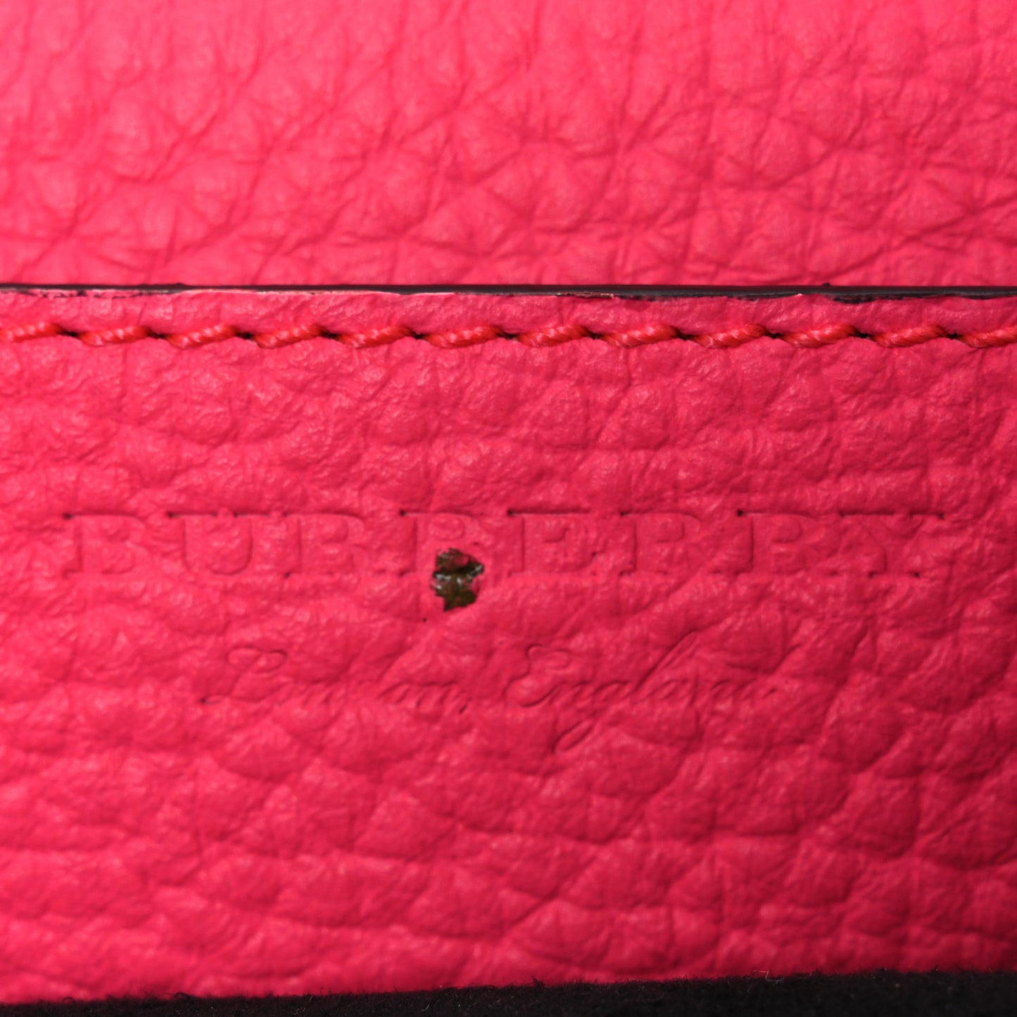 Calfskin Smooth Grain Small Burleigh Crossbody Bag Neon Pink