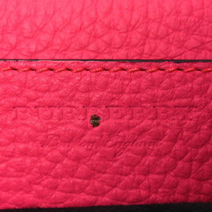 Burberry Calfskin Smooth Grain Small Burleigh Crossbody Bag Neon Pink 6 of 13