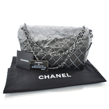 Chanel Vinyl Quilted Melrose Degrade Jumbo Flap 3 of 9